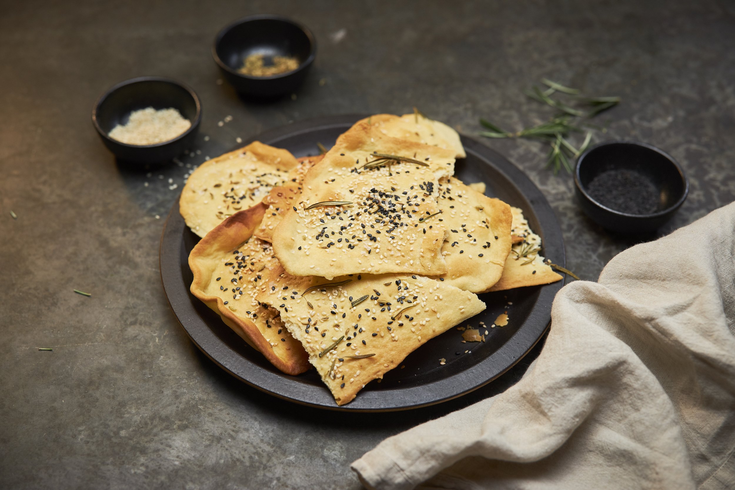 Crunchy Lavosh Crackers